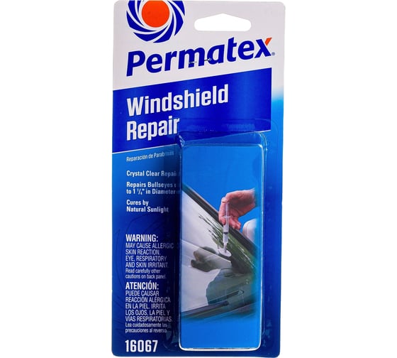 Профессиональный набор для ремонта лобового стекла БЫЧИЙ ГЛАЗ PERMATEX 16067