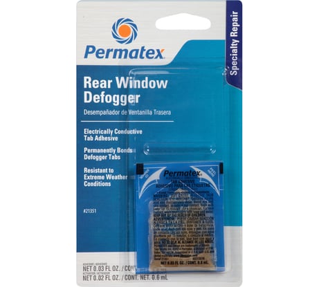 Профессиональный набор для ремонта контактов обогрева заднего стекла 0,6мл PERMATEX 21351