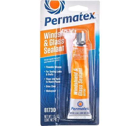 Суперпроникающий клей-герметик для автомобильных стёкол и фар 42г PERMATEX 81730