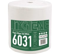 Нетканый протирочный материал Higen Wype x60 white белый, 260x320мм, 480л, рулон 6031