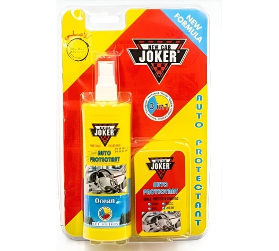 Защитный полироль с губкой Joker океан, 250 мл JK ocean