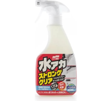 Очиститель кузова SOFT99 Stain Cleaner Strong Type, спрей 500 мл арт. 00495 119083