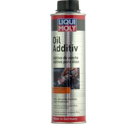 Антифрикционная присадка с дисульфидом молибдена в моторное масло LIQUI MOLY Oil Additiv 0.3 л 2500