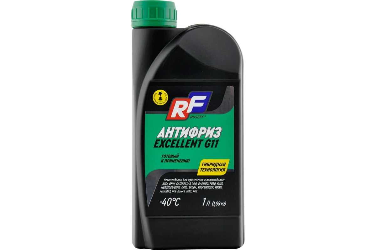 Антифриз RUSEFF ANTIFREEZE EXCELLENT G11 1 л 17341N - выгодная цена ...