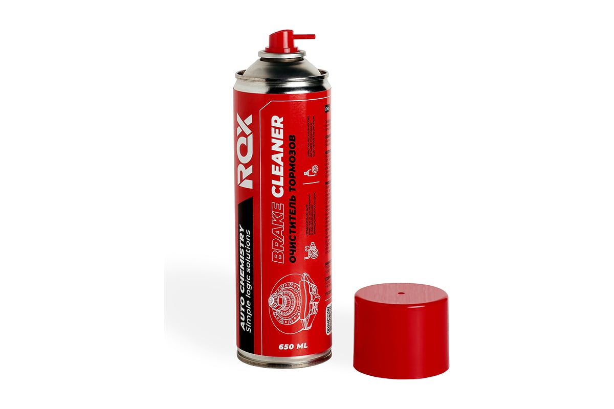 Очиститель тормозов ROX BRAKE CLEANER аэрозольный баллон 650 мл R181 -  выгодная цена, отзывы, характеристики, фото - купить в Москве и РФ