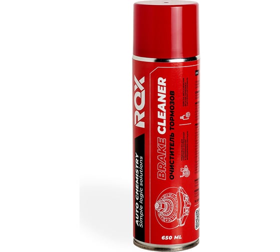 Очиститель тормозов ROX BRAKE CLEANER аэрозольный баллон 650 мл R181