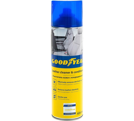 Очиститель кожи с кондиционером, аэрозоль 650 мл Goodyear GY000710