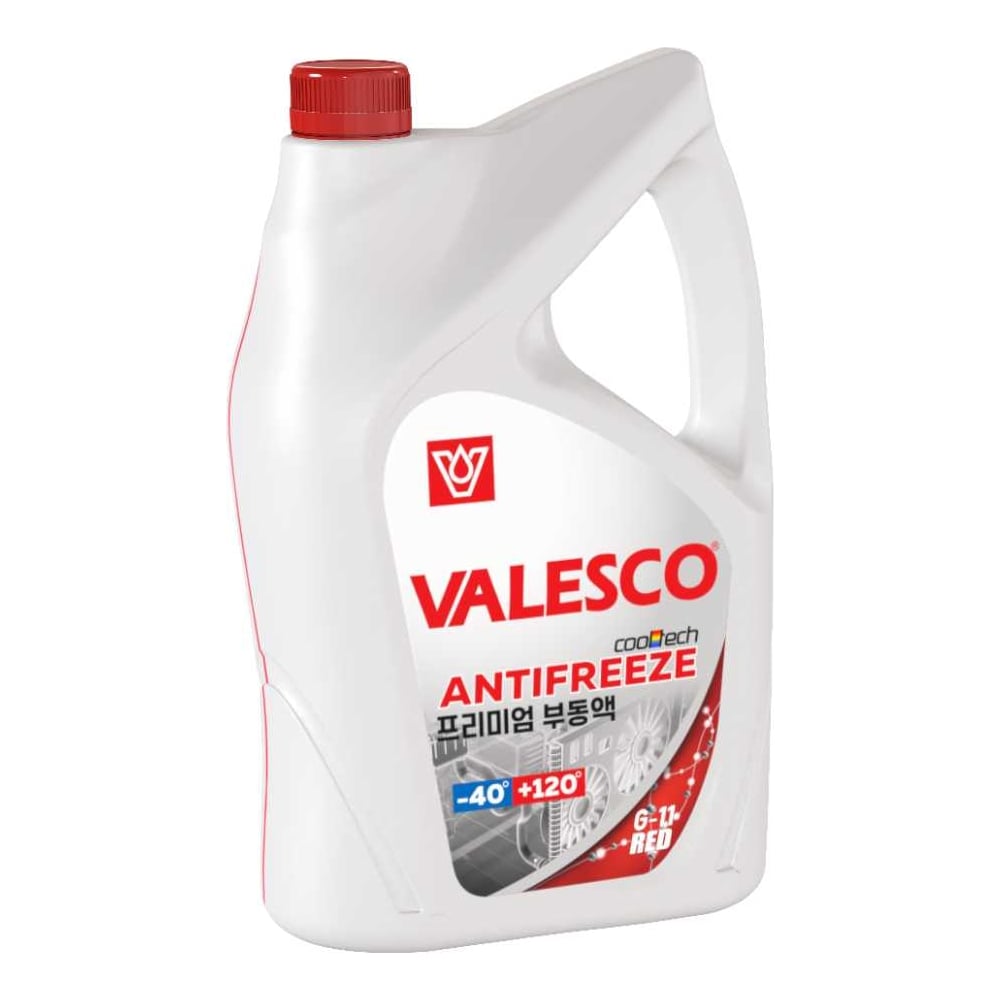 Антифриз VALESCO Red 40 G11, 10 кг 370783h - выгодная цена, отзывы,  характеристики, фото - купить в Москве и РФ