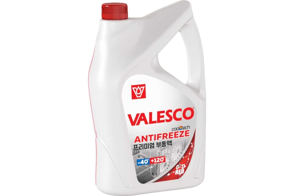 Антифриз VALESCO Red 40 G11, 10 кг 370783h - выгодная цена, отзывы,  характеристики, фото - купить в Москве и РФ