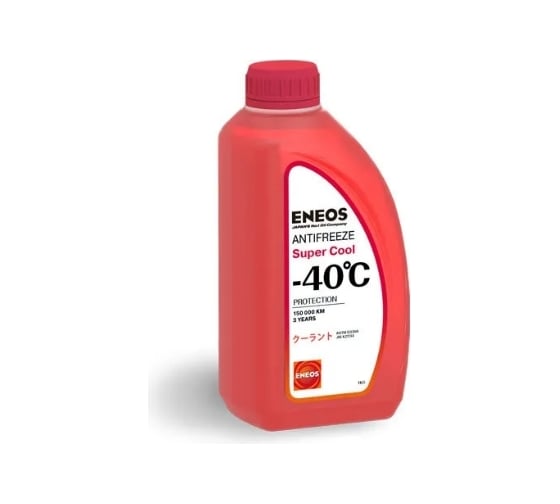 Охлаждающая низкозамерзающая жидкость ENEOS Antifreeze Super Cool -40C 1 кг, red Z0074
