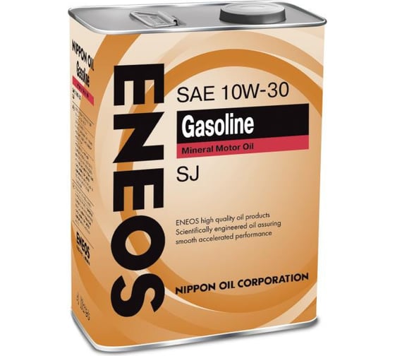 Моторное масло ENEOS Gasoline SJ Минерал 10W30 4л 1000124