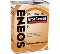 Моторное масло ENEOS Turbo Gasoline SL Минерал 10W40, 4л ooil1442