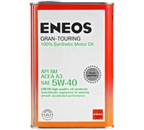 Моторное масло ENEOS Gran Touring SM, синтетика, 5W40, 4 л oil4066