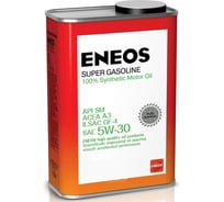 Моторное масло ENEOS Super Gasoline SM, синтетика, 5W30, 0.94 л oil4073