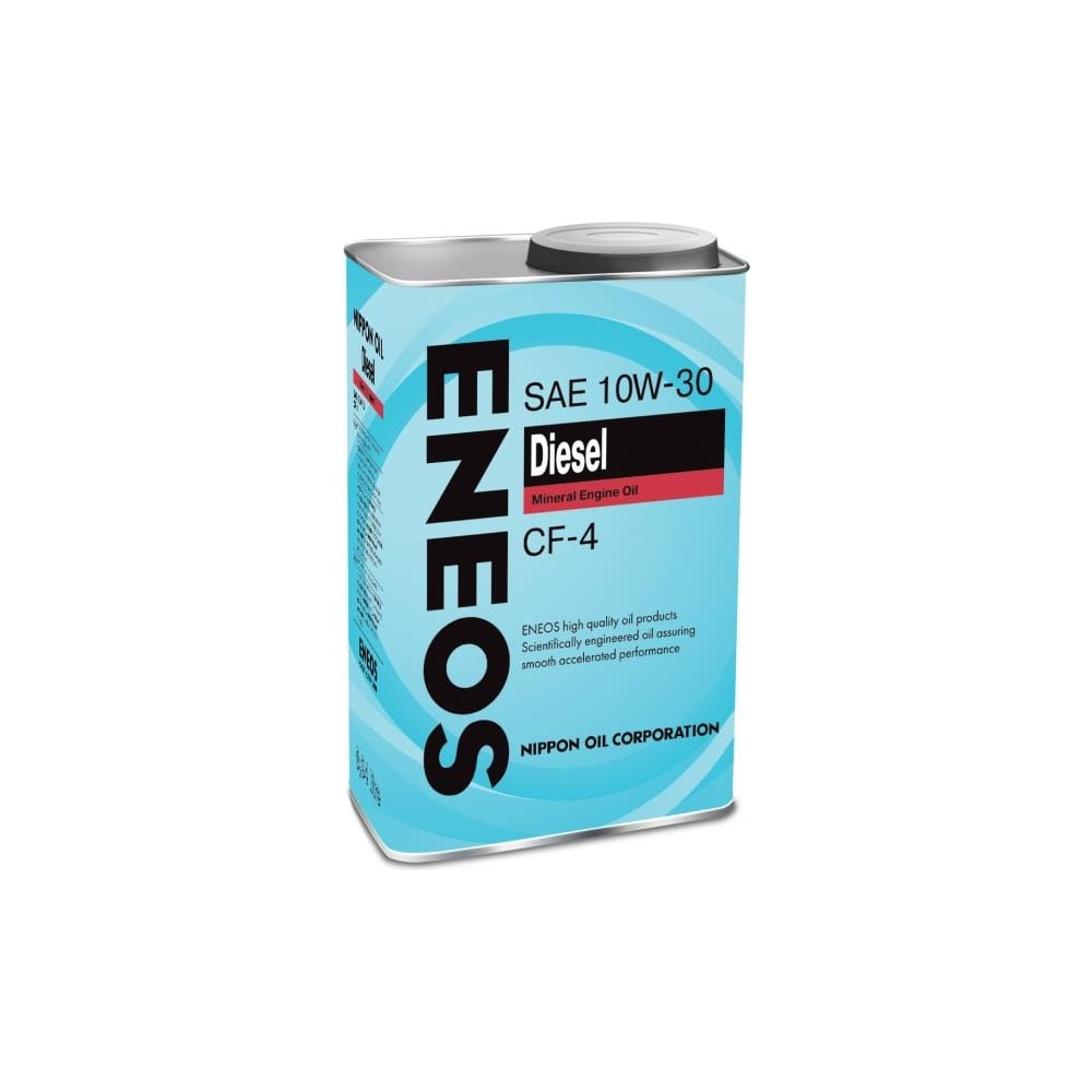 Моторное масло ENEOS Diesel CF-4, минеральное, 10W30, 4 л 1000024 ...