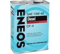 Моторное масло ENEOS Diesel CF-4, минеральное, 15W40, 4 л 1000034