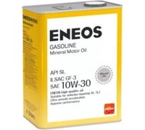 Моторное масло ENEOS Gasoline минеральное, 10W-30, SL, 4 л oil5072