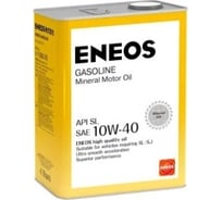 Моторное масло ENEOS Gasoline минеральное, 10W-40, SL, 4 л oil5065