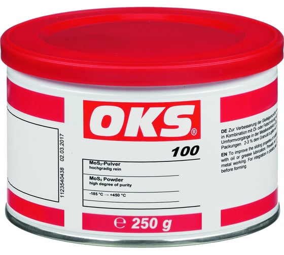 Сухая смазка OKS 100 банка, 250 г, порошoк MoS2, сверхчистый 364129