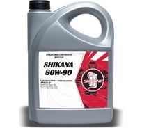 Минеральное трансмиссионное масло SHIKANA tn sae 80w90 gl-5 5л 78713