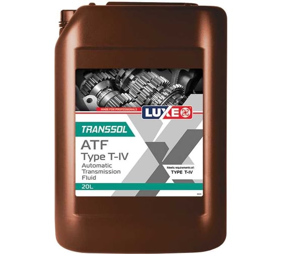 Трансмиссионное масло LUXE LUXE transso atf type IV 20 л 30224 1
