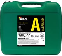 Синтетическое трансмиссионное масло Bizol Allround Gear Oil TDL 75W-90 UNI, 20 л 88222