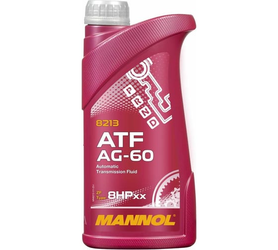 Трансмиссионная жидкость MANNOL ATF AG60 1 л, синтетическая 3022 1