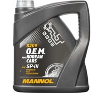 Трансмиссионная жидкость MANNOL ATF SP-III, 4 л, синтетическая 3042