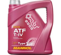 Трансмиссионная жидкость MANNOL ATF T-IV, 4 л, синтетическая 3041