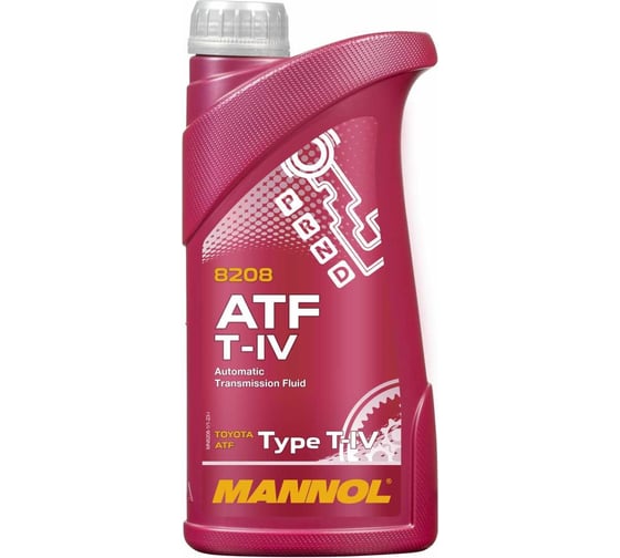 Трансмиссионная жидкость MANNOL ATF T-IV, 1 л, синтетическая 3036 1