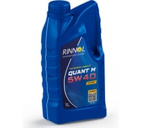 Моторное масло RINNOL QUANT M синтетическое, 5W-40, 1 л 100186