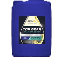 Трансмиссионное минеральное масло RINNOL TOP GEAR 80W-90, GL5, 20 л 192247