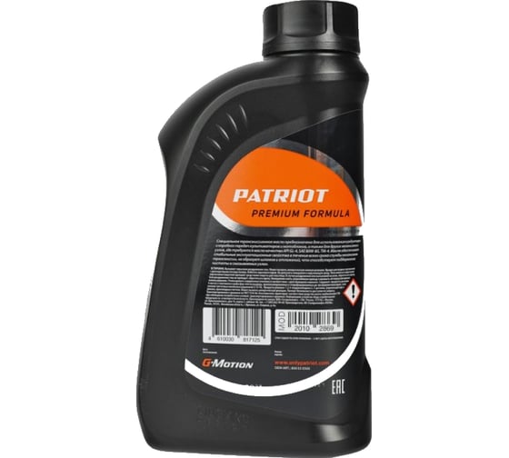 Масло трансмиссионное G-Motion Gear 80W-85, 1 л PATRIOT 850030500