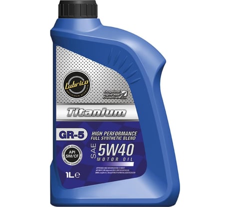 Синтетическое моторное масло LUBRICO TITANIUM GR-5 5W-40, 1 л L-EX-540GR5-1