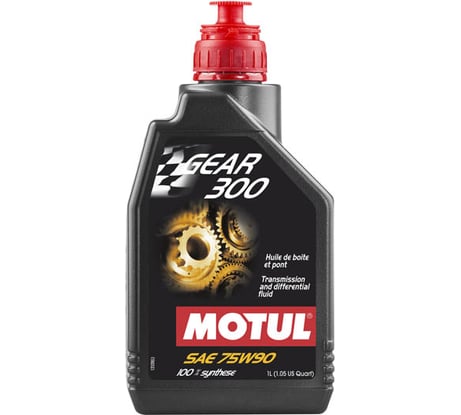 Трансмиссионное масло Gear 300 75W90 1 л MOTUL 105777