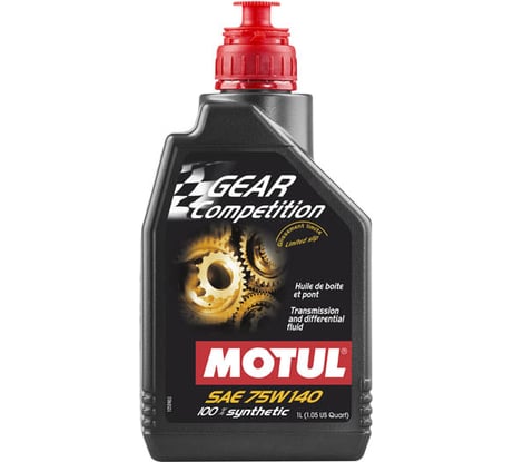 Трансмиссионное масло Gear FF Competition 75W140 1 л MOTUL 105779