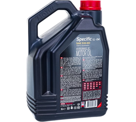 Синтетическое масло Specific LL-04 BMW 5W40 5л MOTUL 101274