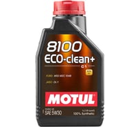 Синтетическое масло 8100 ECO-clean Plus 5W30 1л MOTUL 101580