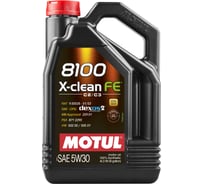 Синтетическое масло 8100 X-сlean FE 5W30 4л MOTUL 104776