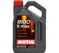 Синтетическое масло 8100 X-max SAE 0W30 4л MOTUL 106601