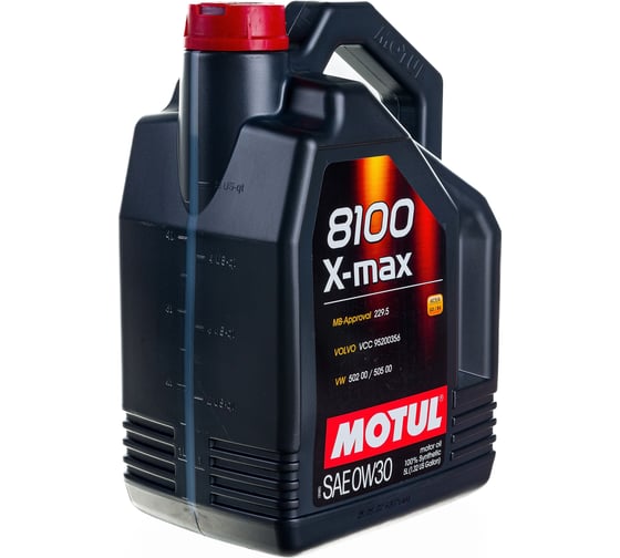 Синтетическое масло 8100 X-max SAE 0W30 5л MOTUL 106571