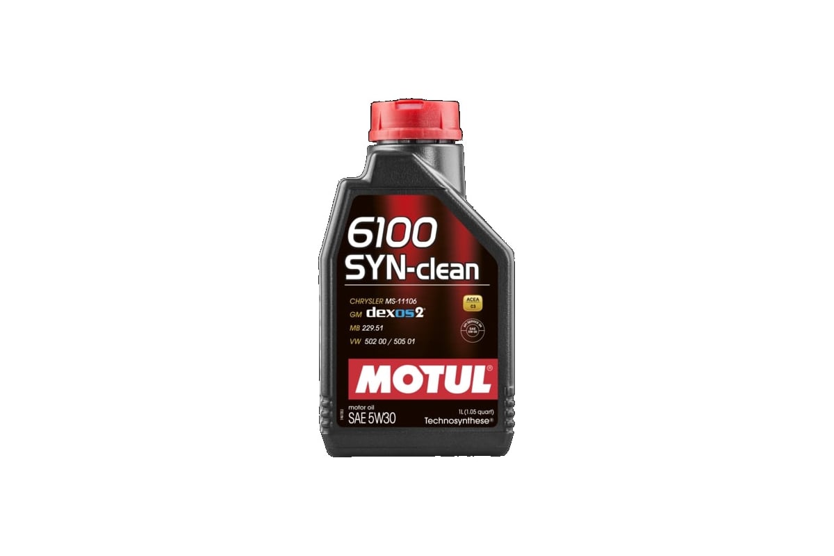 Моторное масло 6100 SYN-CLEAN 5W30 1 л MOTUL 107947 - выгодная цена ...
