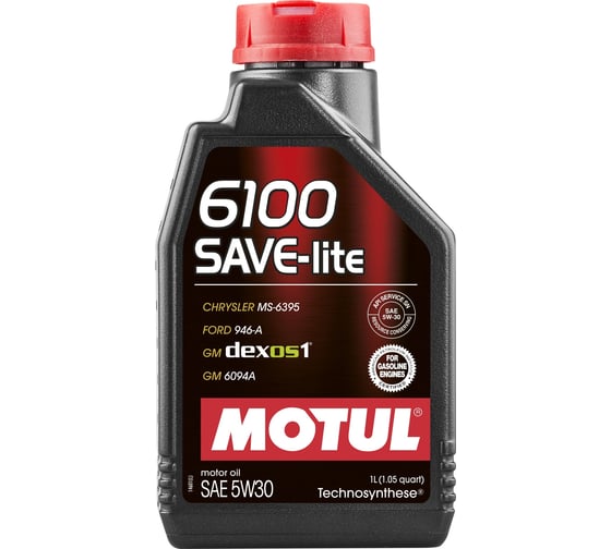 Моторное масло 6100 SAVE-LITE 5W30 1 л MOTUL 107956