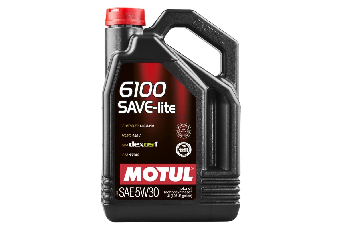 Моторное масло 6100 SAVE-LITE 5W30 4 л MOTUL 107957 - выгодная цена .