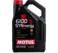 Моторное масло 6100 SYN-NERGY 5W30 4 л MOTUL 107971