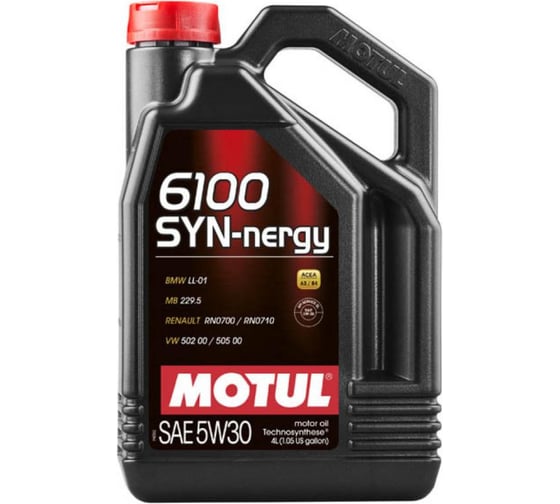 Моторное масло 6100 SYN-NERGY 5W30 4 л MOTUL 107971
