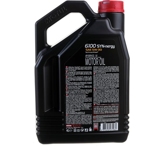 Моторное масло 6100 SYN-NERGY 5W30 4 л MOTUL 107971
