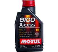 Синтетическое масло MOTUL 8100 X-cess 5W30 1л 108944