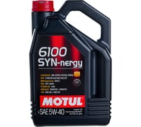 Моторное масло 6100 SYN-NERGY 5W40 4 л MOTUL 107978
