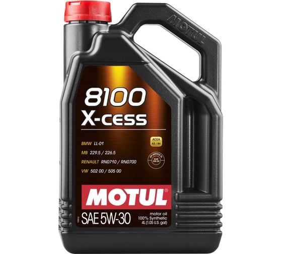Синтетическое масло 8100 X-cess 5W30 5л MOTUL 108946